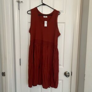 Maurices Rust Midi Dress